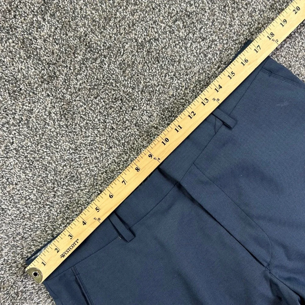 NEW Banana Republic Mens‎ Tailored Fit Dress Pants Navy Blue 34x32 924244-00-1